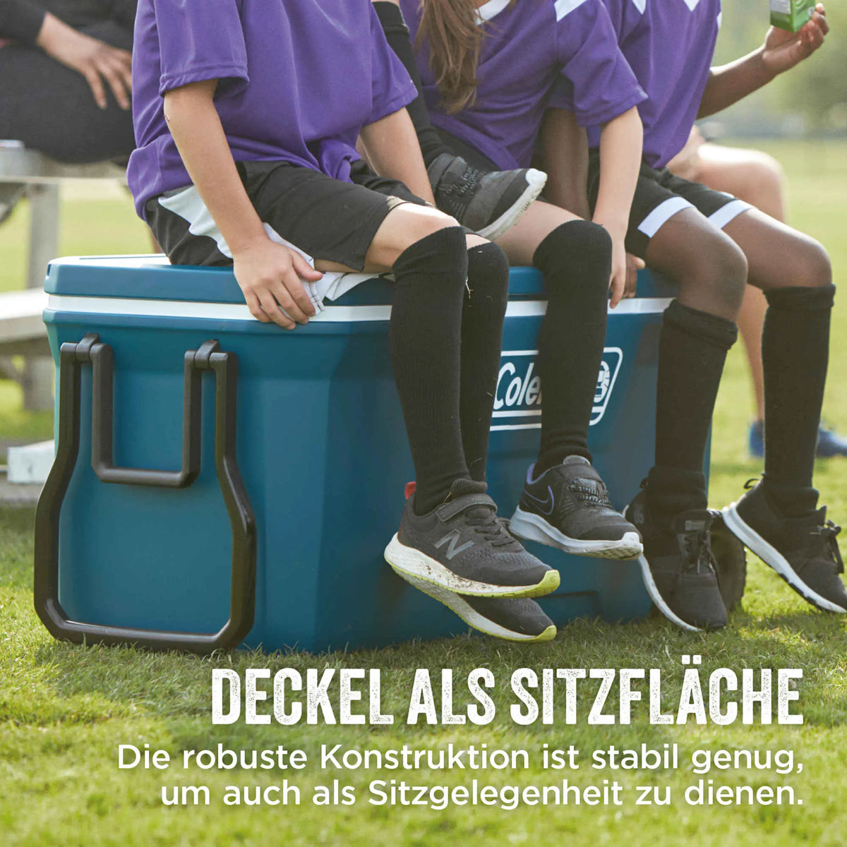 Coleman 100QT Xtreme Wheeled | 94 Liter Kühlbox mit Rollen | 5 Tage Kühlung  Kühlbox Campingaz & Coleman