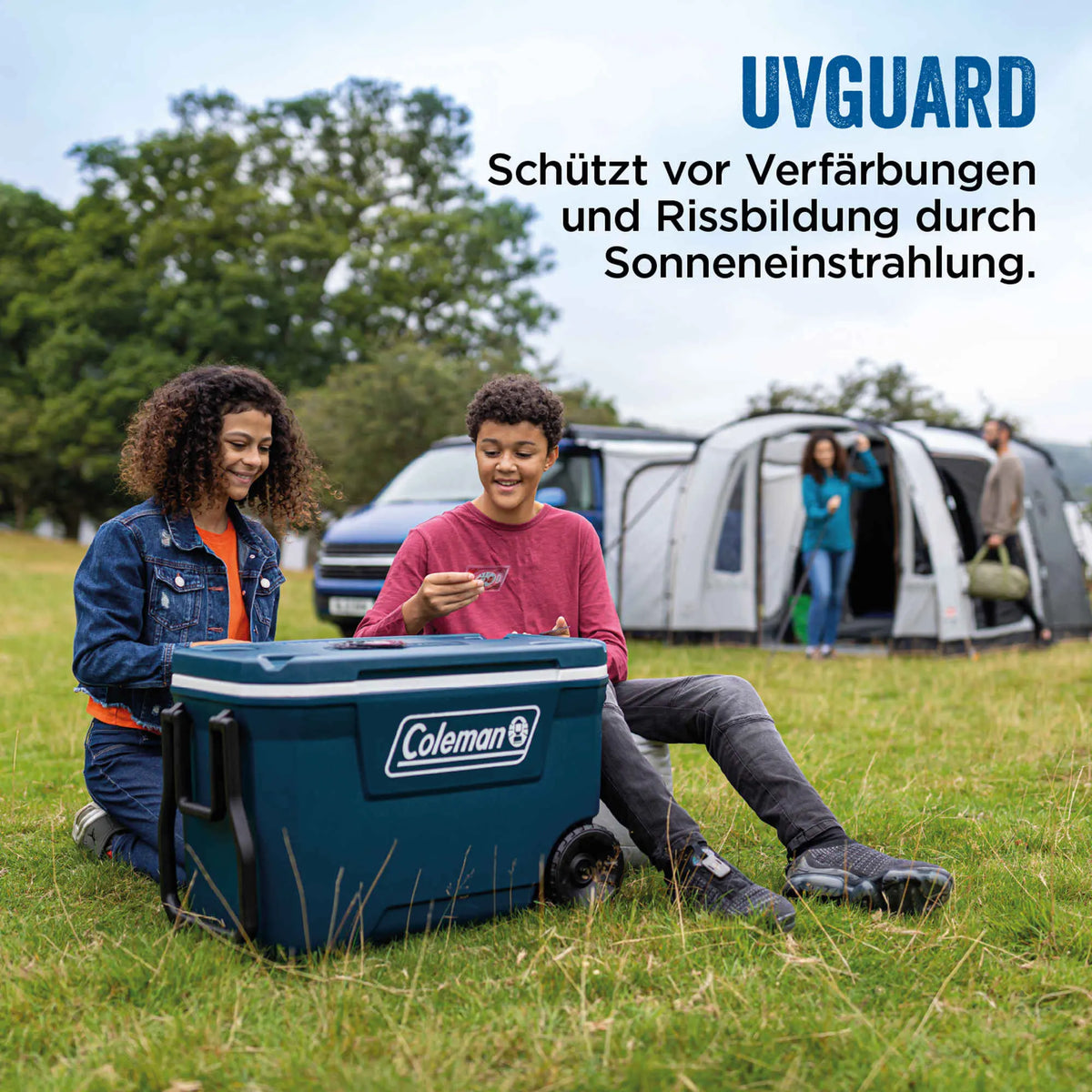 Coleman 100QT Xtreme Wheeled | 94 Liter Kühlbox mit Rollen | 5 Tage Kühlung  Kühlbox Campingaz & Coleman