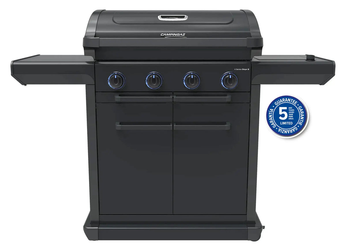 Campingaz 4 Series Onyx S Gasgrill | 4 Blue Flame Edelstahlbrenner | Seitenkocher  Gasgrill Campingaz & Coleman