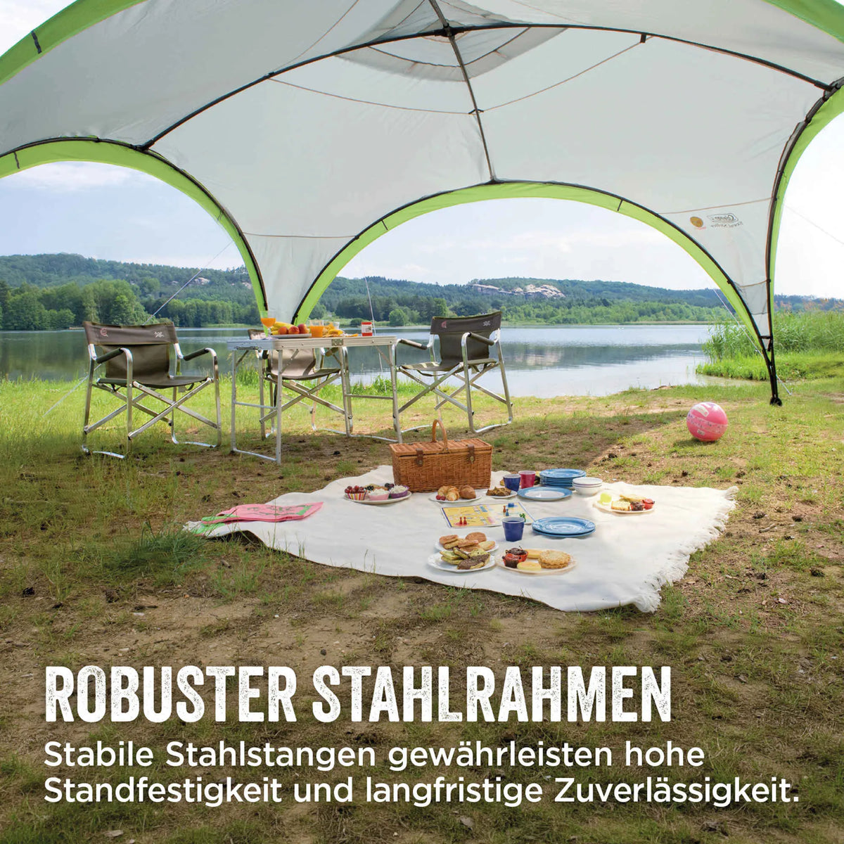 Coleman Event Shelter Pro XL Pavillon | 4.5 x 4.5 m  Pavillon Campingaz & Coleman