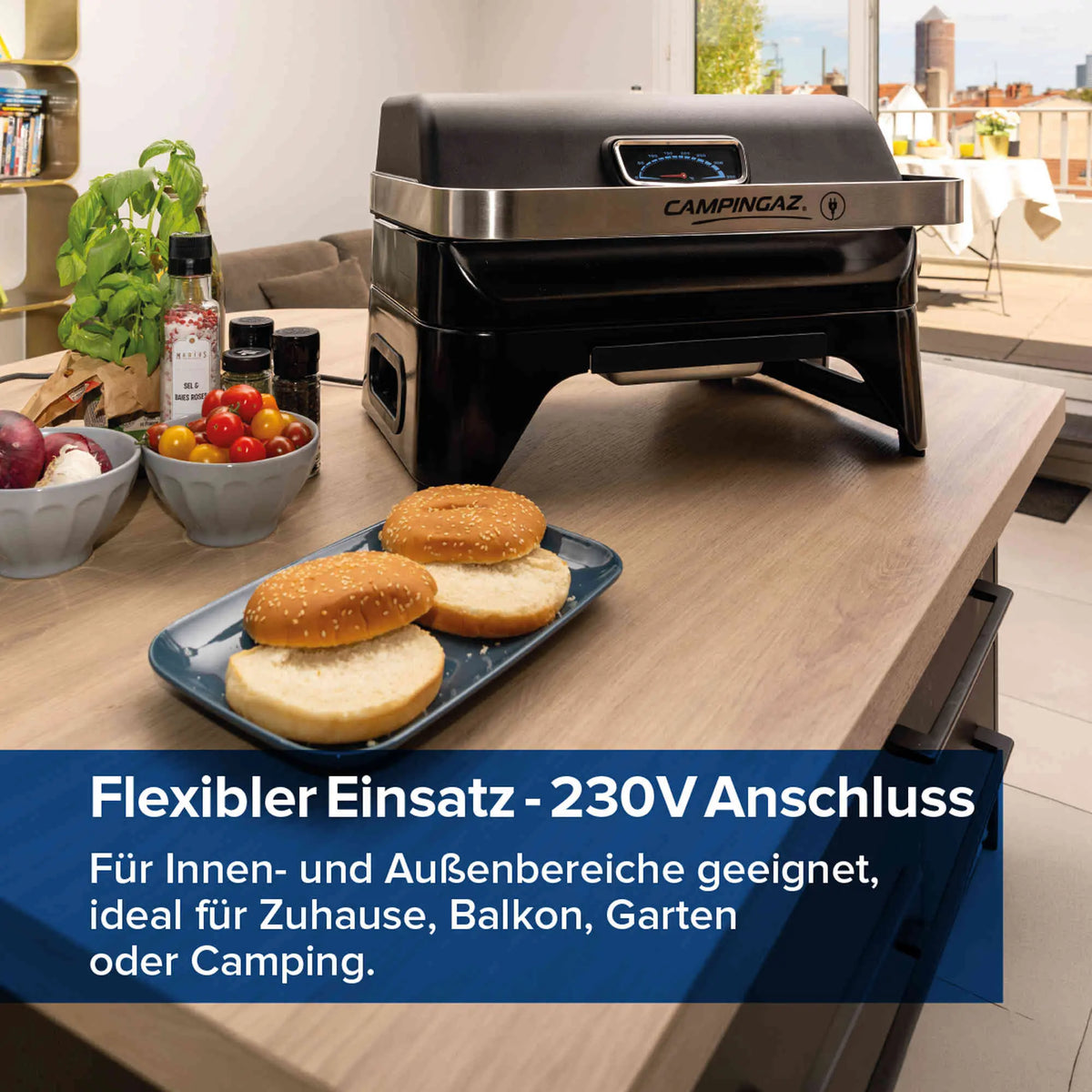 Campingaz Attitude 2go Elektrogrill | 2.000 Watt  Elektrogrill Campingaz & Coleman