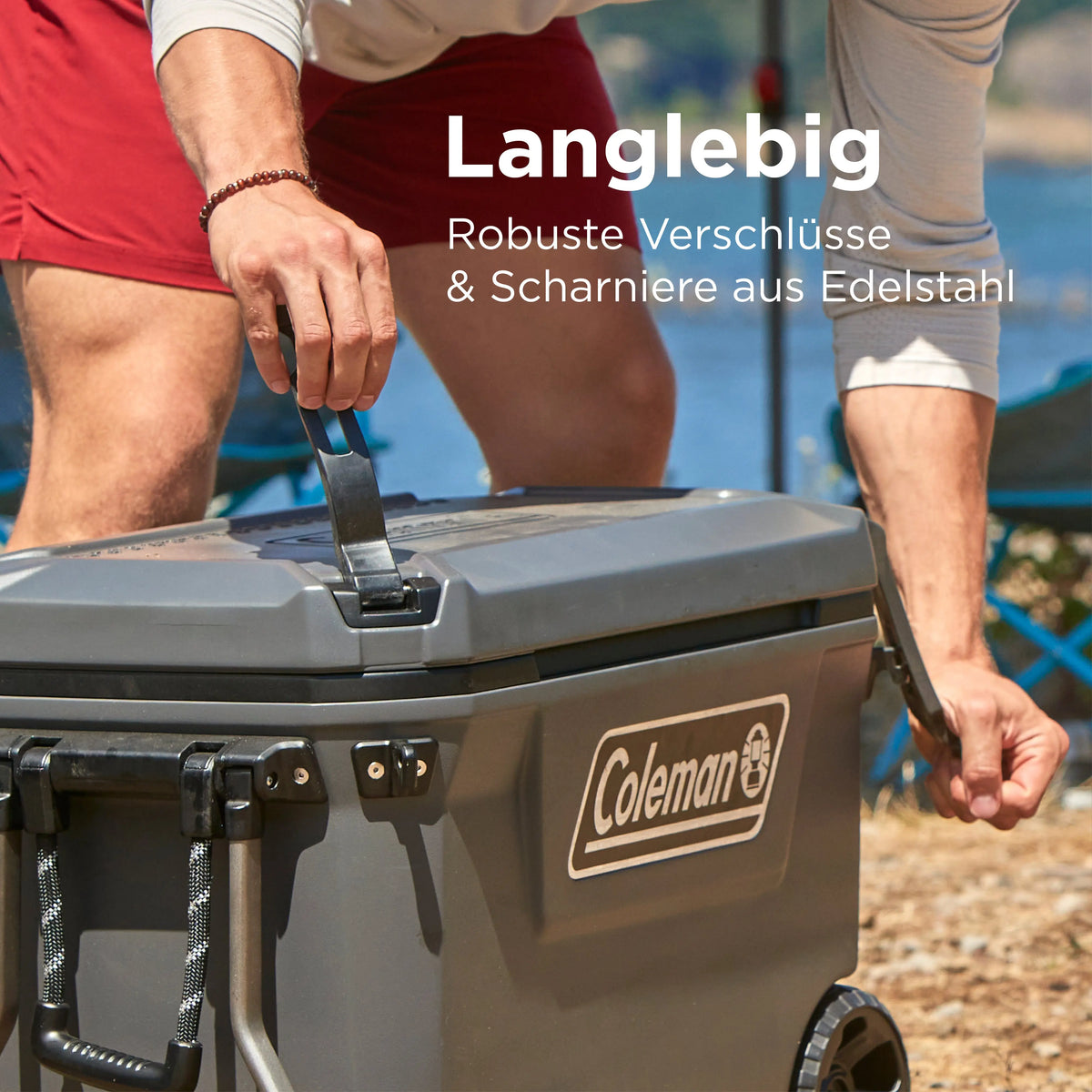 Coleman Convoy 65 QT Kühlbox mit Rollen Coleman