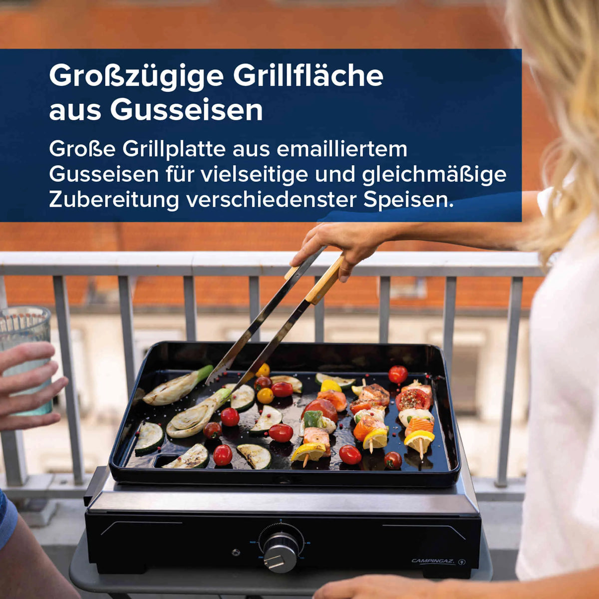 Campingaz 1 XD Elektrogrill-Plancha | 2.100 Watt  Plancha-Grill Campingaz & Coleman