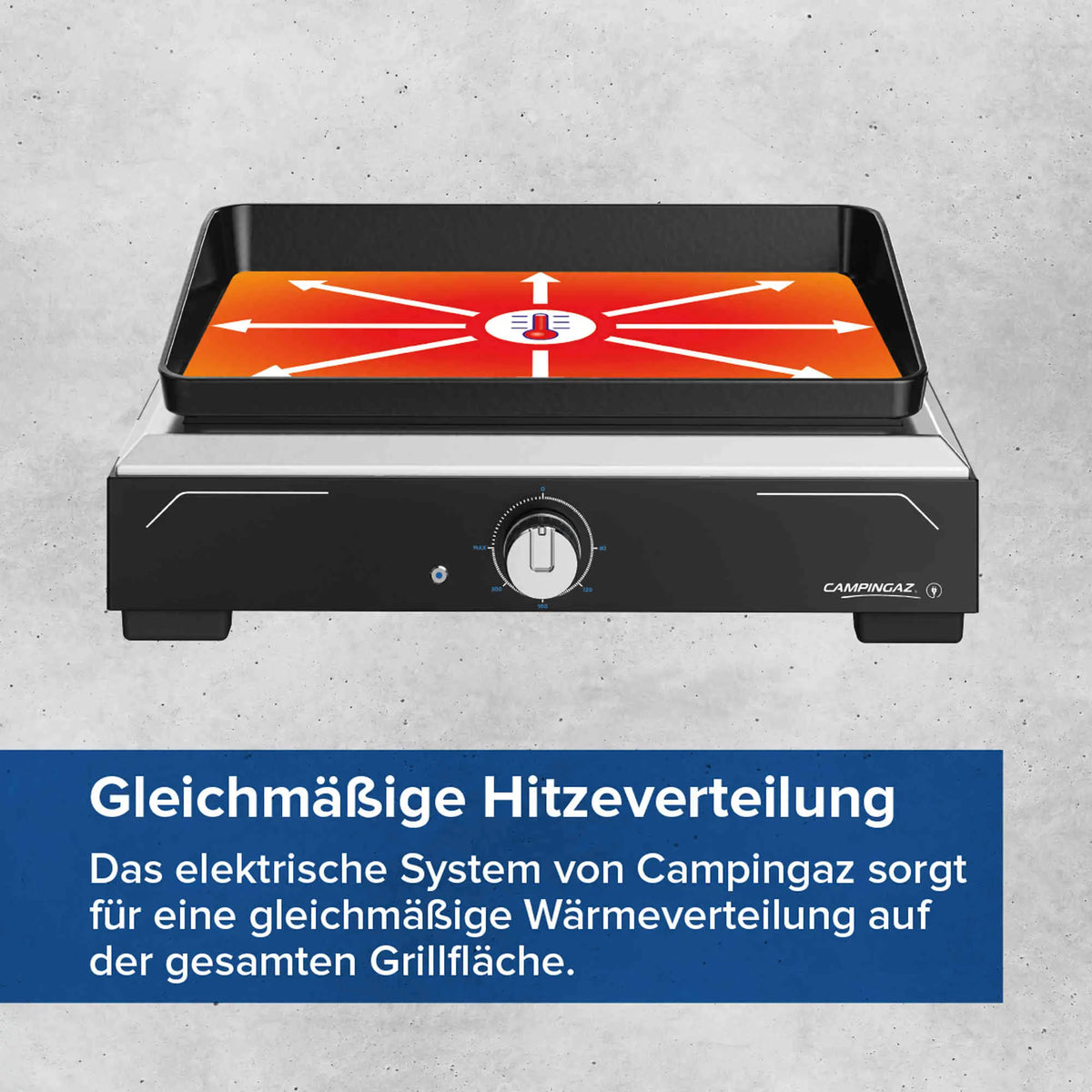 Campingaz 1 XD Elektrogrill-Plancha | 2.100 Watt  Plancha-Grill Campingaz & Coleman