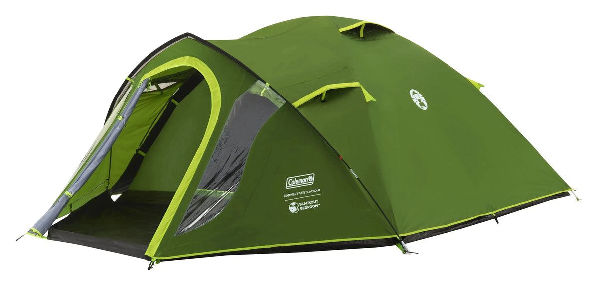 Coleman Darwin 3 Plus Blackout Kuppelzelt mit Vorzelt | 3 Personen  Zelt Campingaz & Coleman