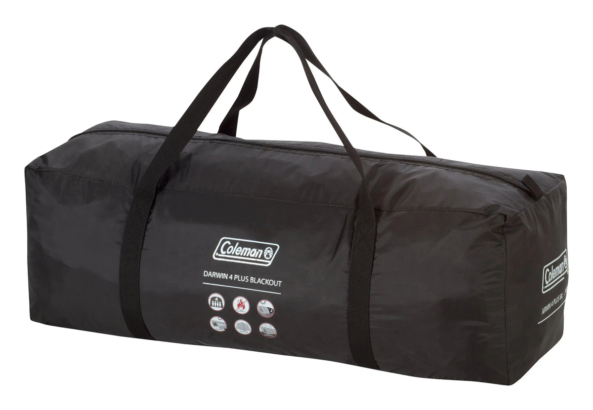 Coleman Darwin 4 Plus Blackout Kuppelzelt mit Vorraum | 4 Personen  Zelt Campingaz & Coleman