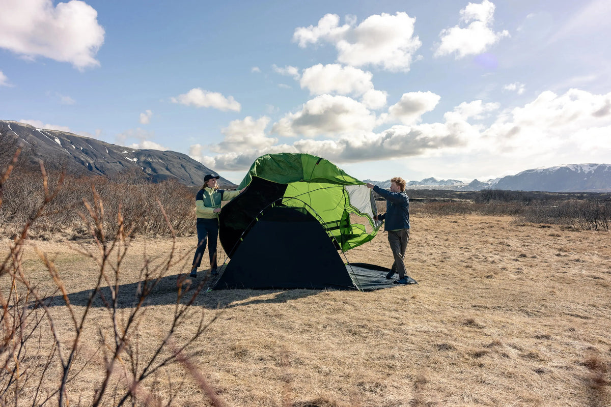 Coleman Darwin 4 Plus Blackout Kuppelzelt mit Vorraum | 4 Personen  Zelt Campingaz & Coleman