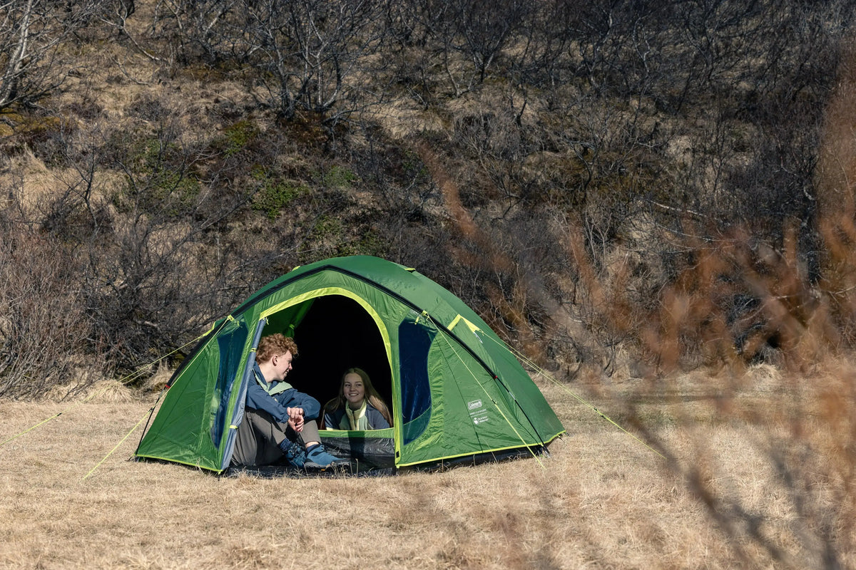 Coleman Darwin 4 Plus Blackout Kuppelzelt mit Vorraum | 4 Personen  Zelt Campingaz & Coleman