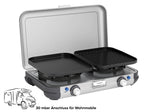 Camping Kitchen 2 Grill & Go Caravan | 30 mbar speziell für Wohnmobile  Gaskocher Campingaz & Coleman