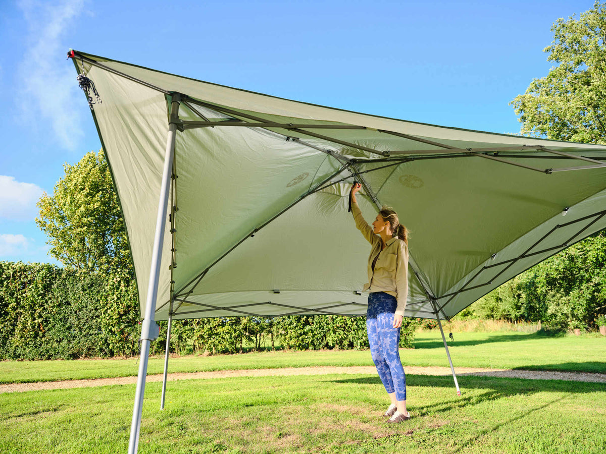 Coleman FastPitch OnePush Shelter Pavillon M | 3 x 3 m  Pavillon Campingaz & Coleman