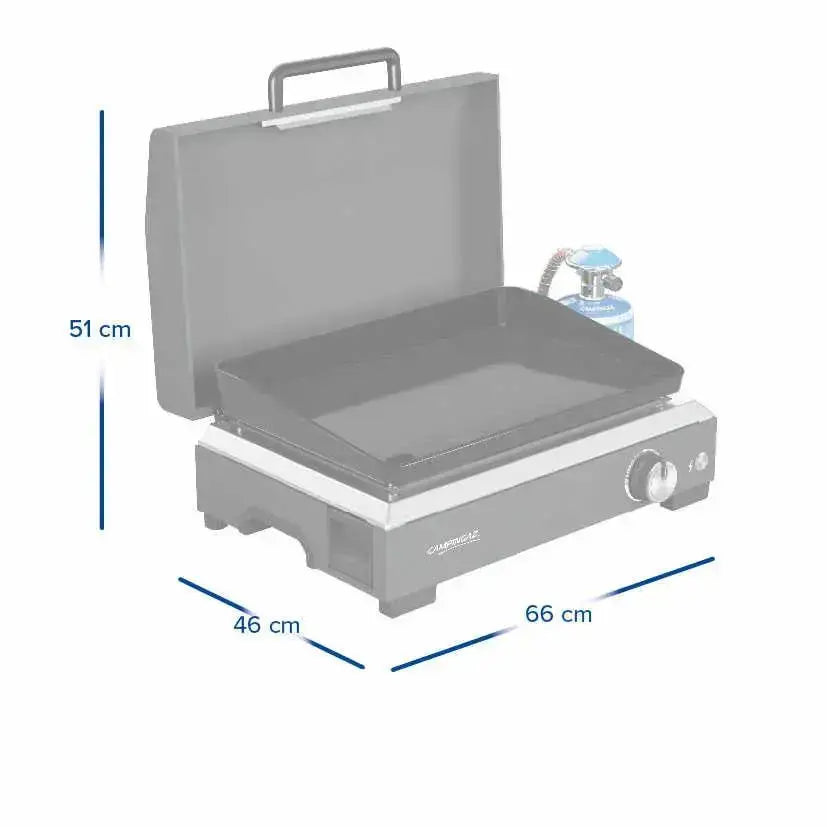 Campingaz Sigma 1 CV Plancha-Gasgrill | Heiße Grillplatte | 1 Brenner  Plancha-Grill Campingaz & Coleman