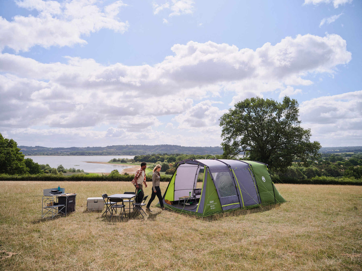 Coleman FastPitch Victoria Falls 4 BlackOut Familienzelt | 4 Personen  Zelt Campingaz & Coleman