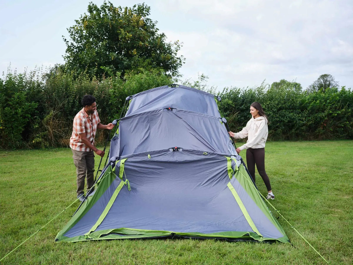 Coleman FastPitch Victoria Falls 4 BlackOut Familienzelt | 4 Personen  Zelt Campingaz & Coleman