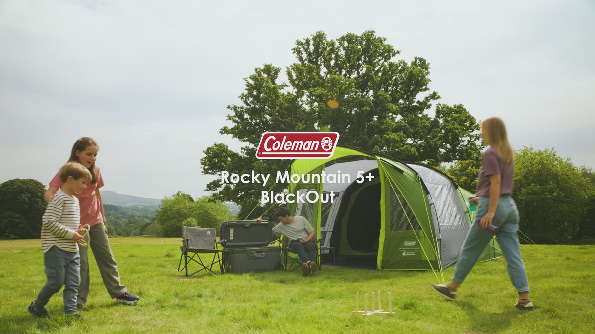Video laden: Coleman Rocky Mountain 5 Blackout Familienzelt | 5 Personen