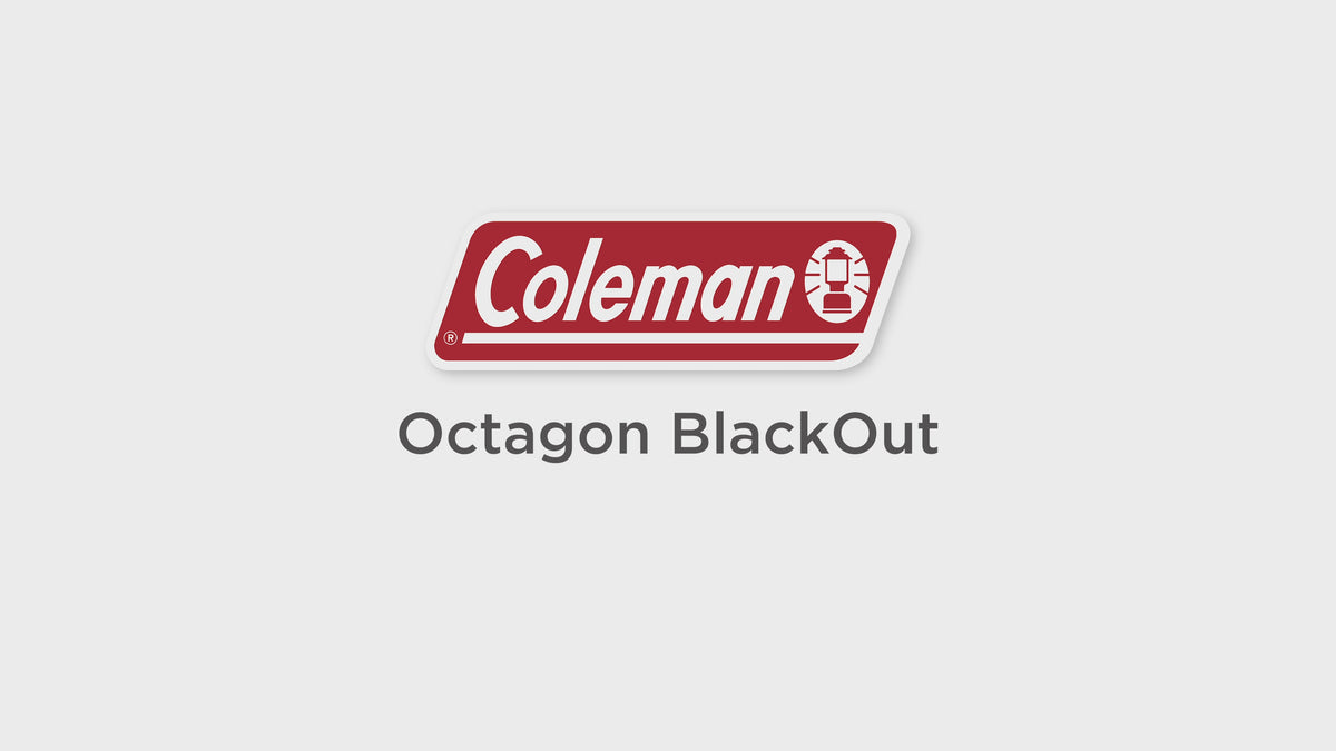 Video laden: Coleman Octagon BlackOut Familienzelt | 6-8 Personen