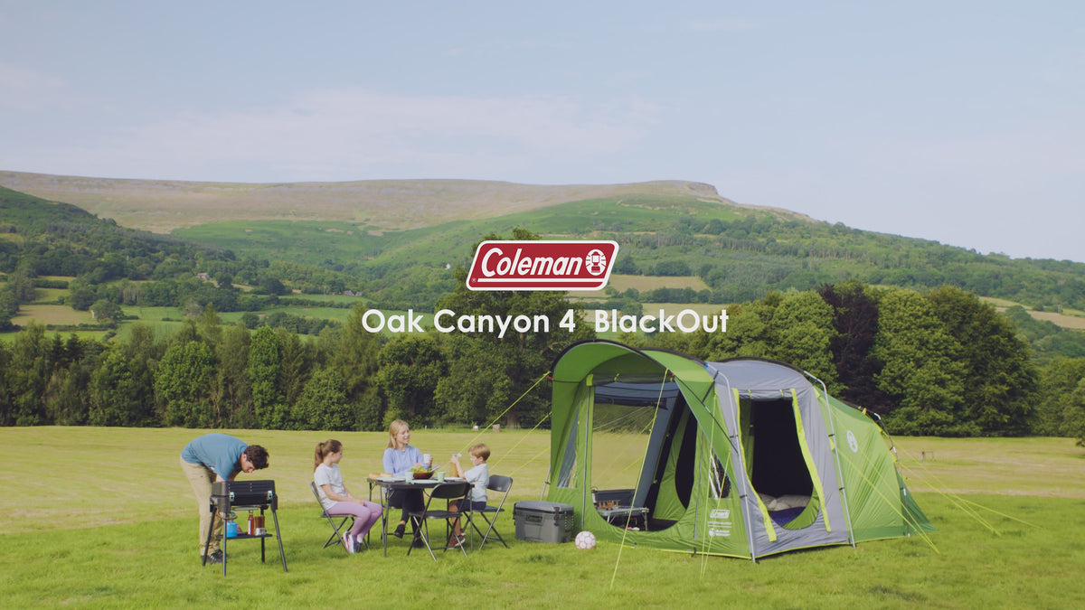 Video laden: Coleman Oak Canyon 4 Blackout Familienzelt | 4 Personen