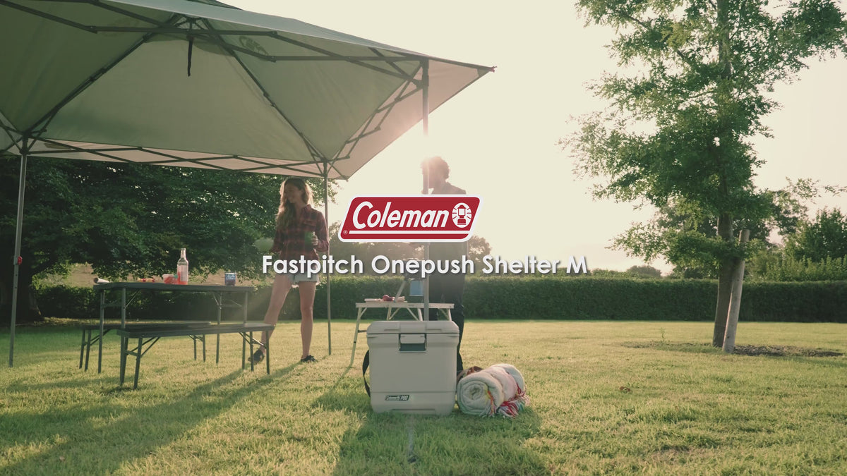 Video laden: Coleman FastPitch OnePush Shelter Pavillon M | 3 x 3 m